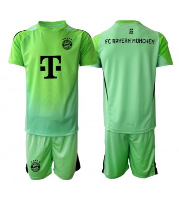 Bayern Munich Målmand Hjemmebanetrøje Børn 2025-26 Kortærmet (+ Korte bukser)